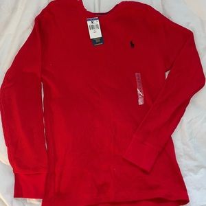 NEW Mens Polo Ralph Lauren Waffle Knit Thermal- Medium